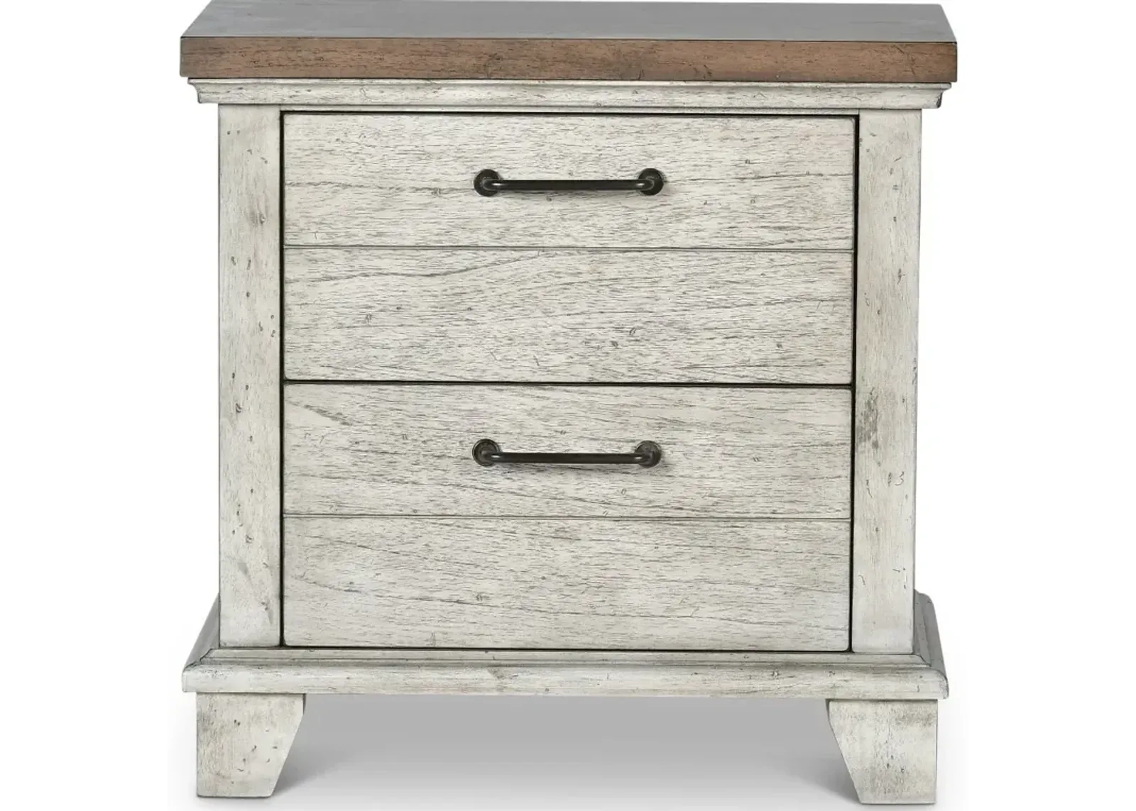 Bear Creek White Nightstand