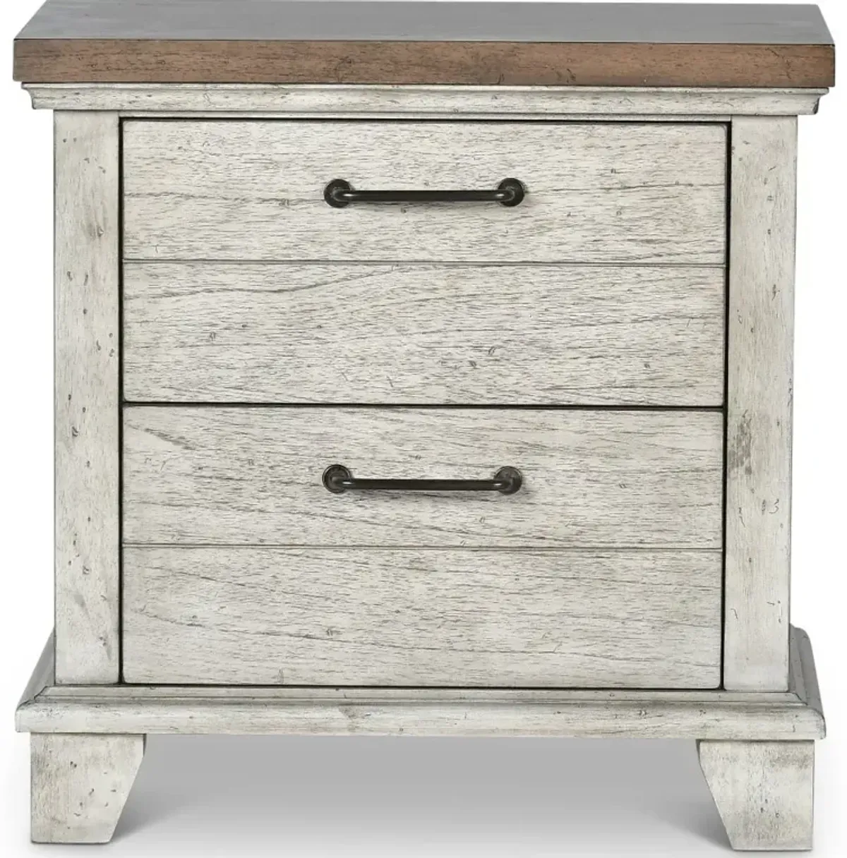 Bear Creek White Nightstand