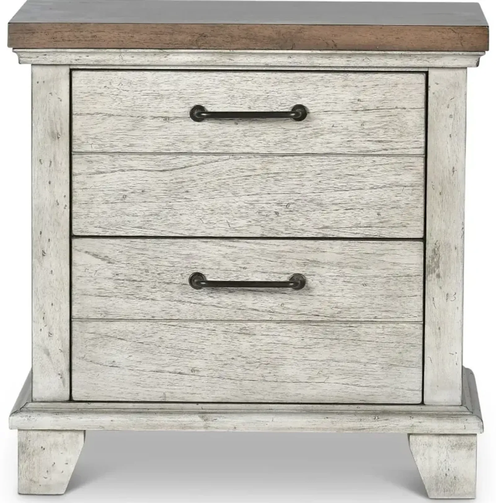 Bear Creek White Nightstand