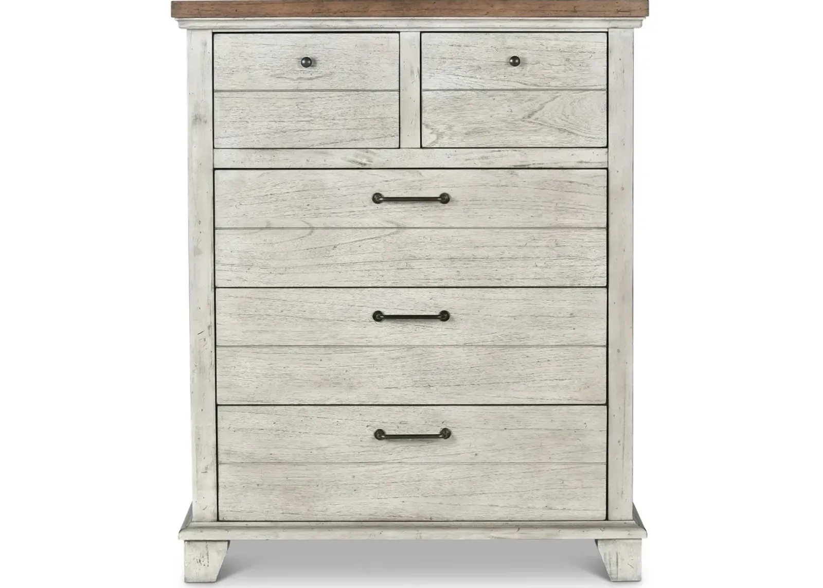 Bear Creek White Chest of Drawers