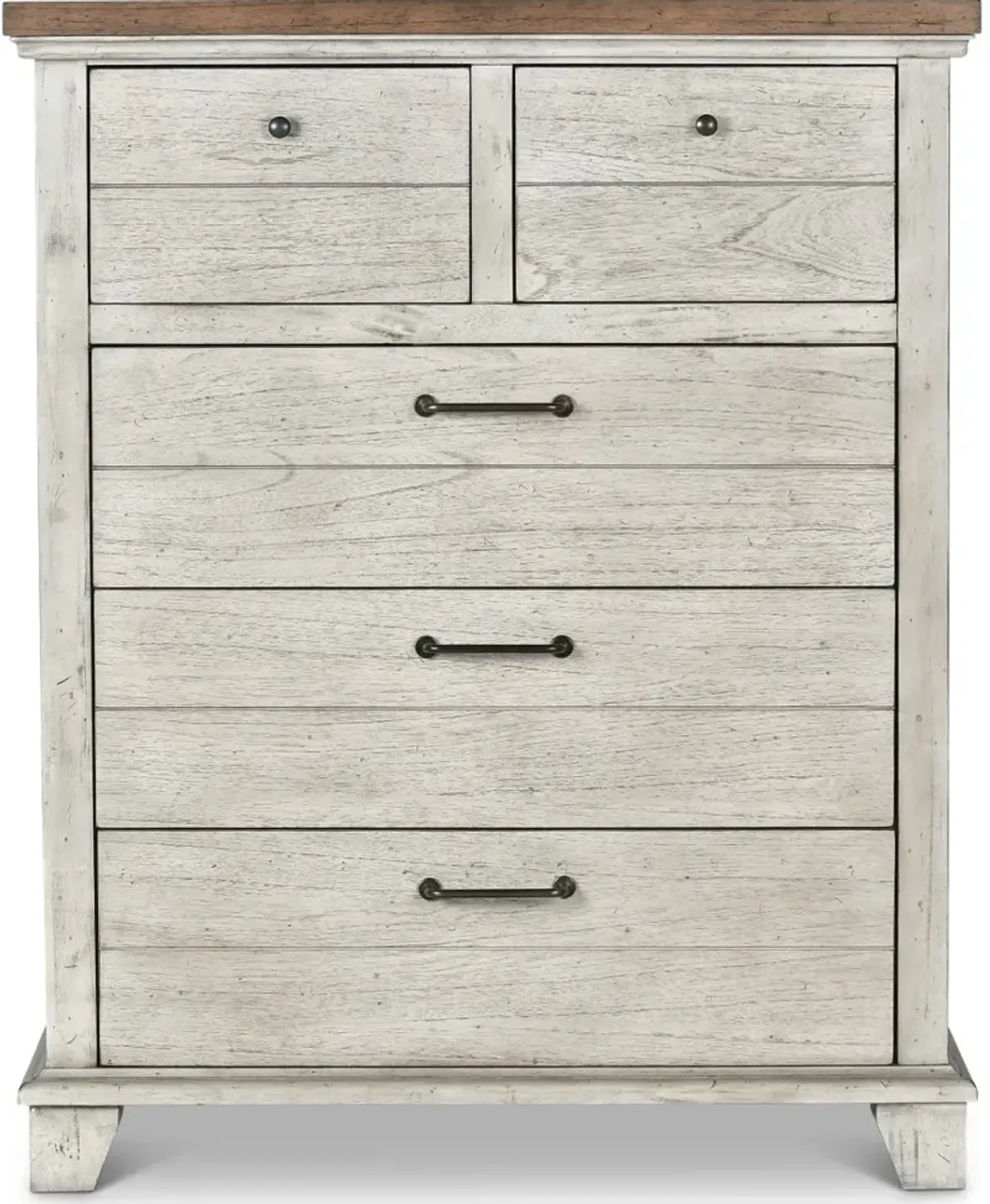 Bear Creek White Chest of Drawers