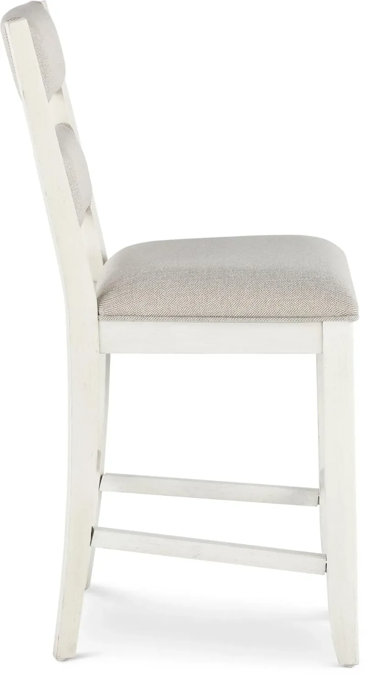 Willow White Counter Height Dining Chair