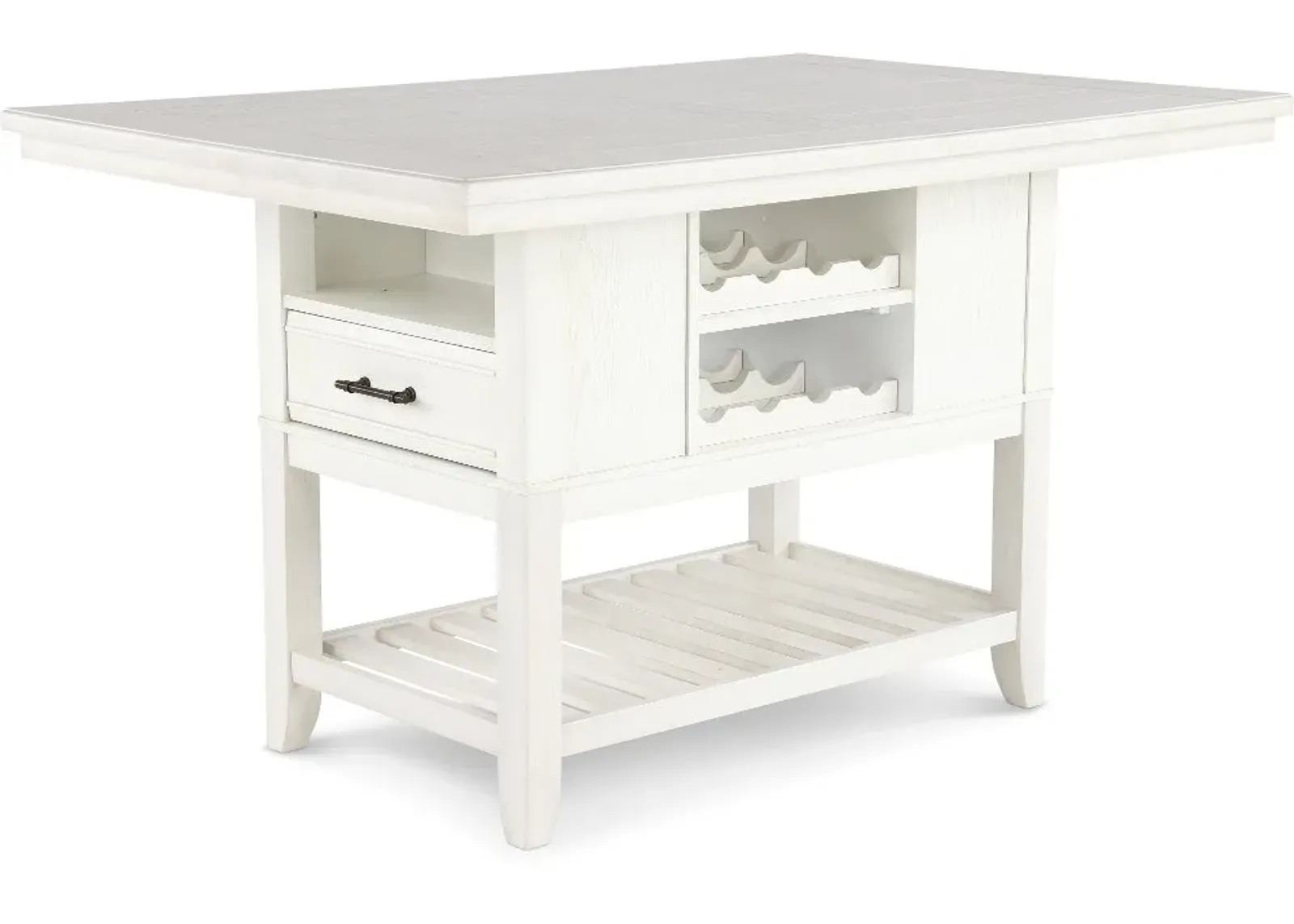 Willow White Counter Height Dining Table