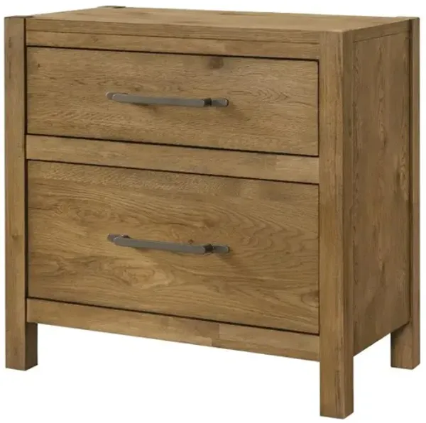Boho Sandstone Tan Nightstand