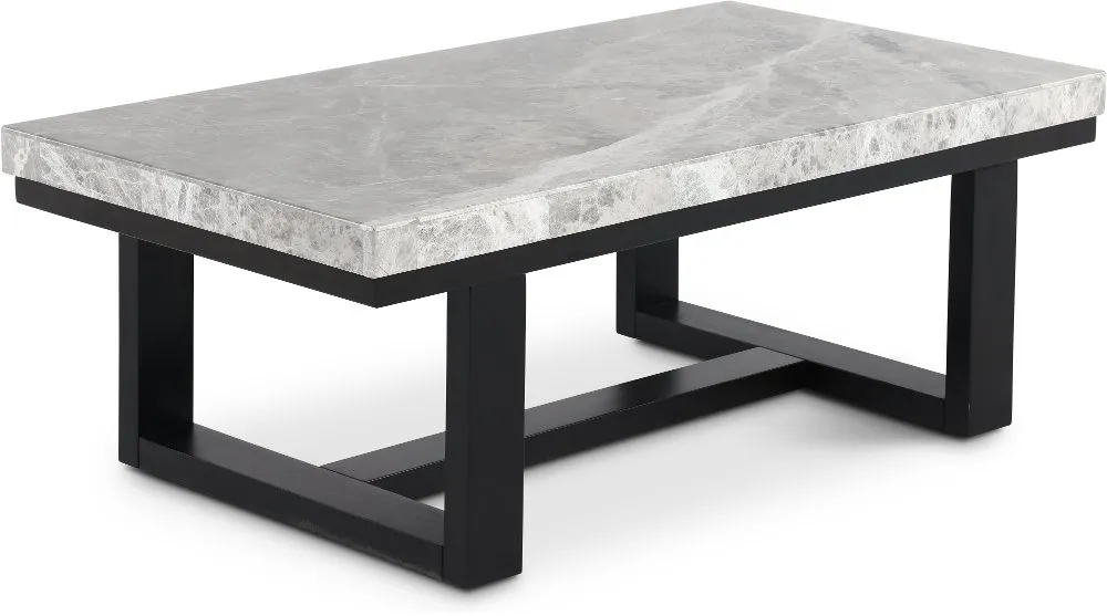 Luca Gray Marble Coffee Table