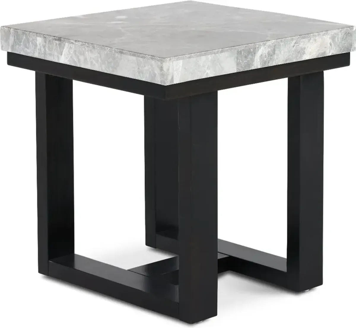 Luca Gray Marble End Table