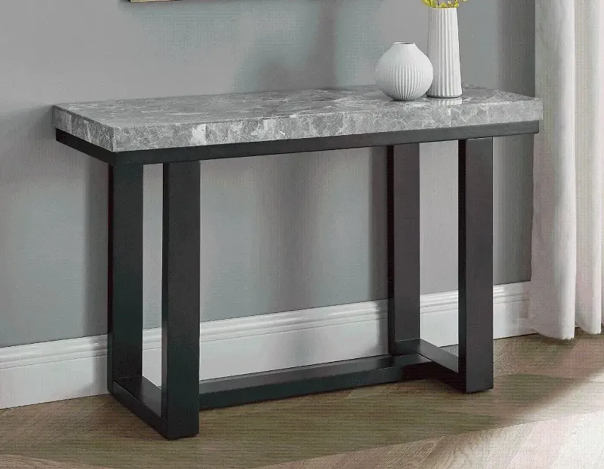 Luca Gray Marble Sofa Table