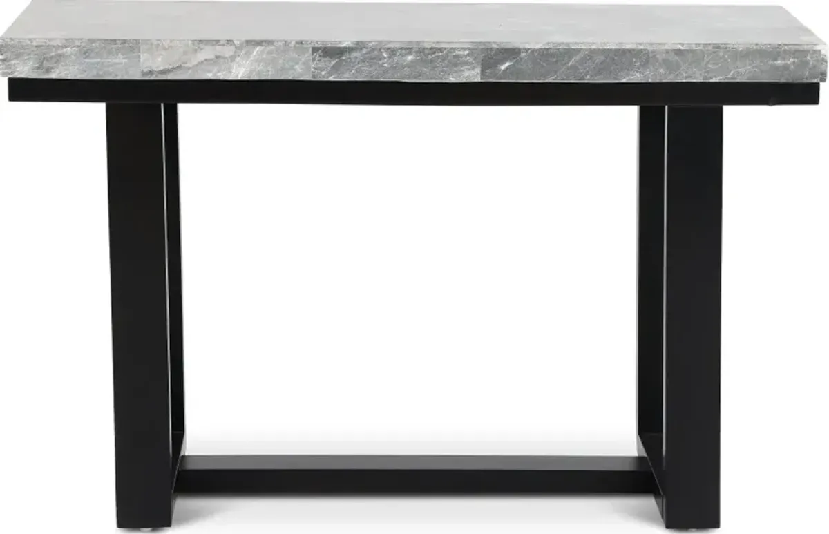 Luca Gray Marble Sofa Table