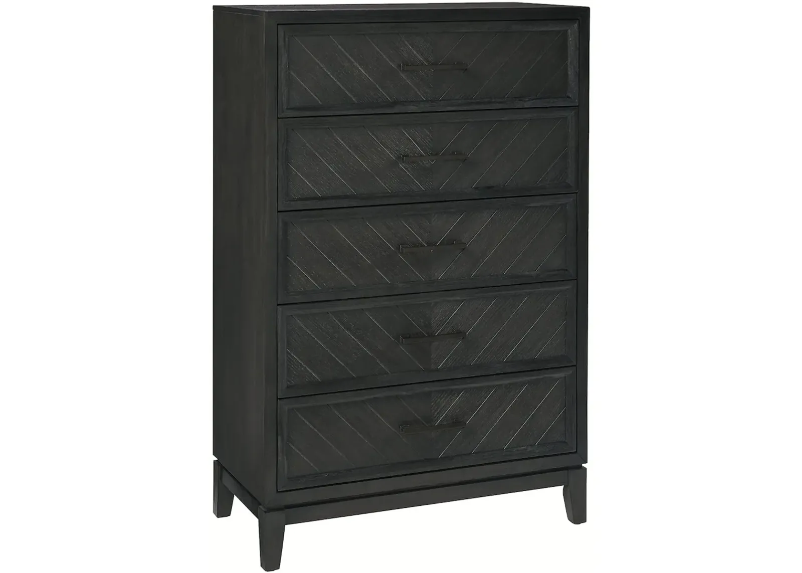 Burbank Black Chest of Drawers