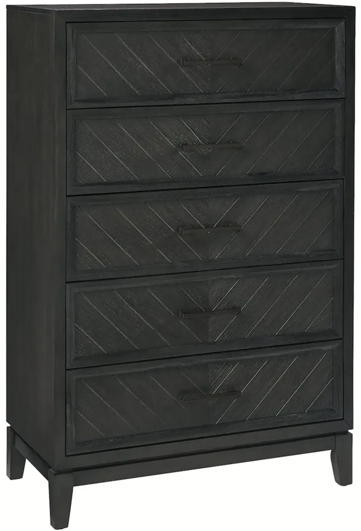 Burbank Black Chest of Drawers