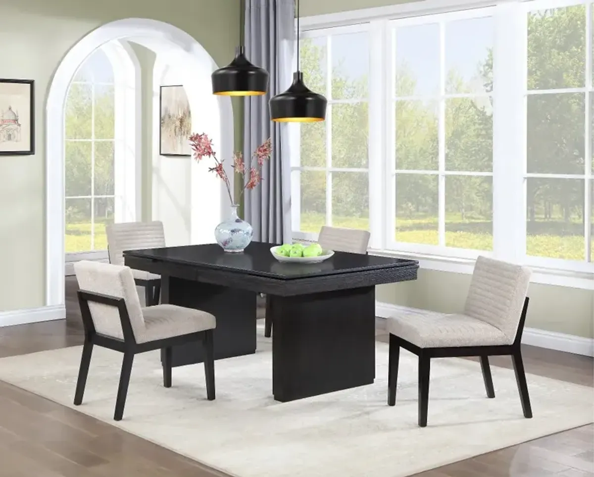 Jax Dark Brown Dining Table