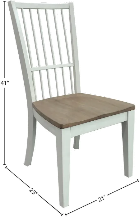 Americana White Dining Room Chair