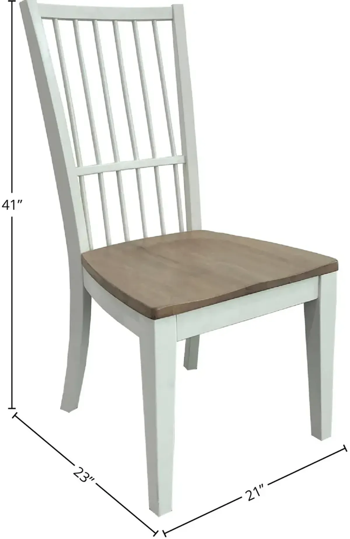 Americana White Dining Room Chair