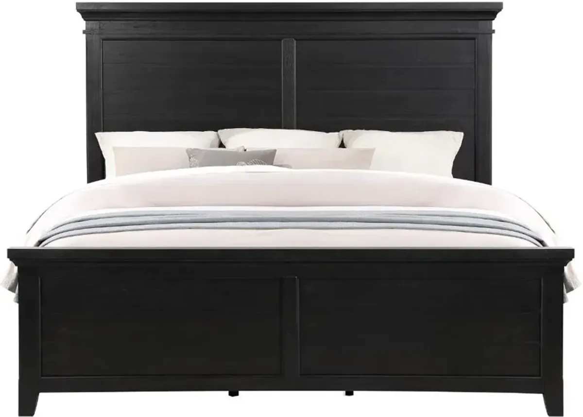 Glenna Black King Bed