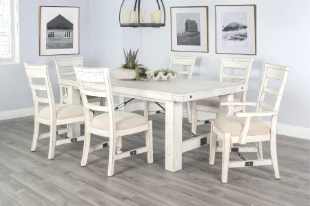 Marina White Sand Dining Table