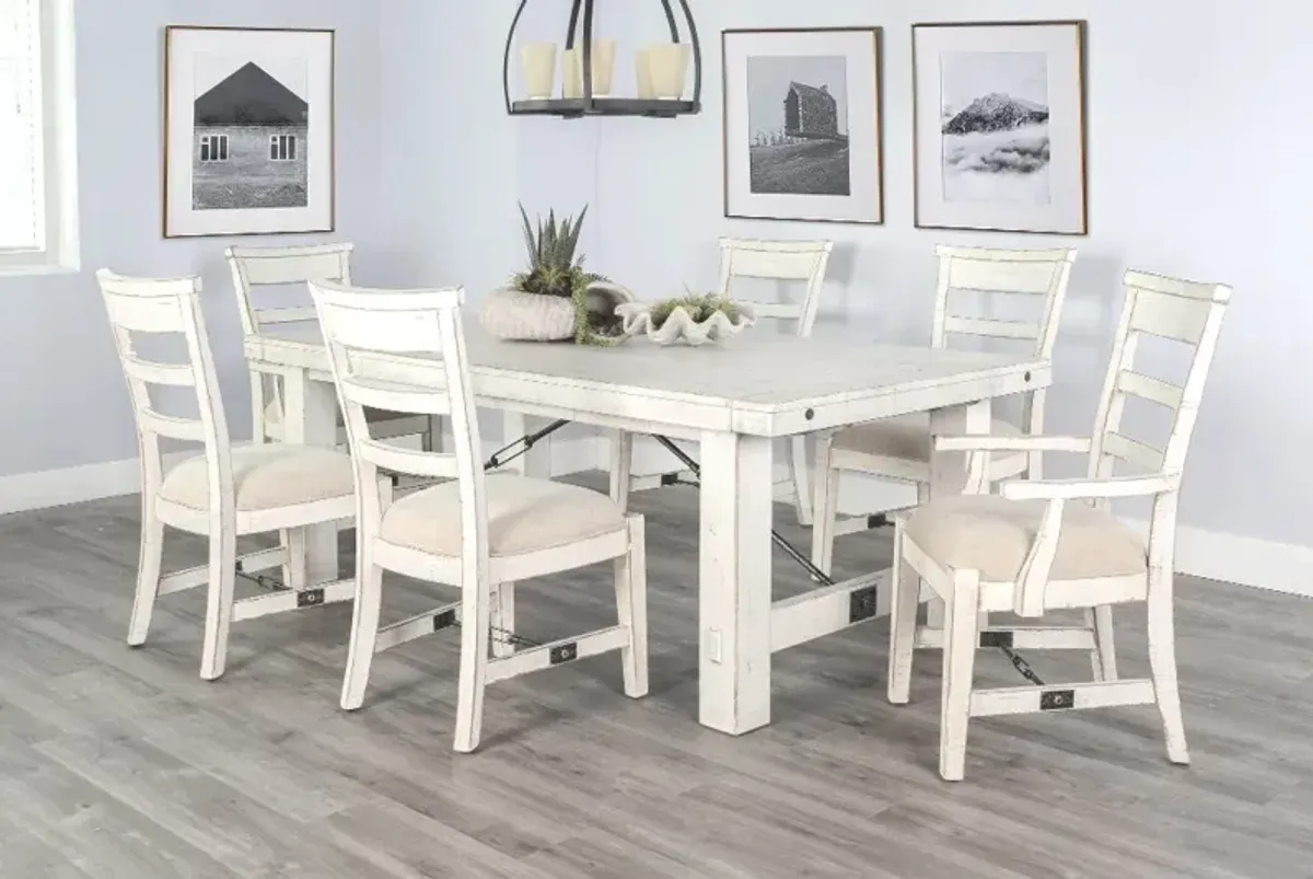 Marina White Sand 5 Piece Dining Set