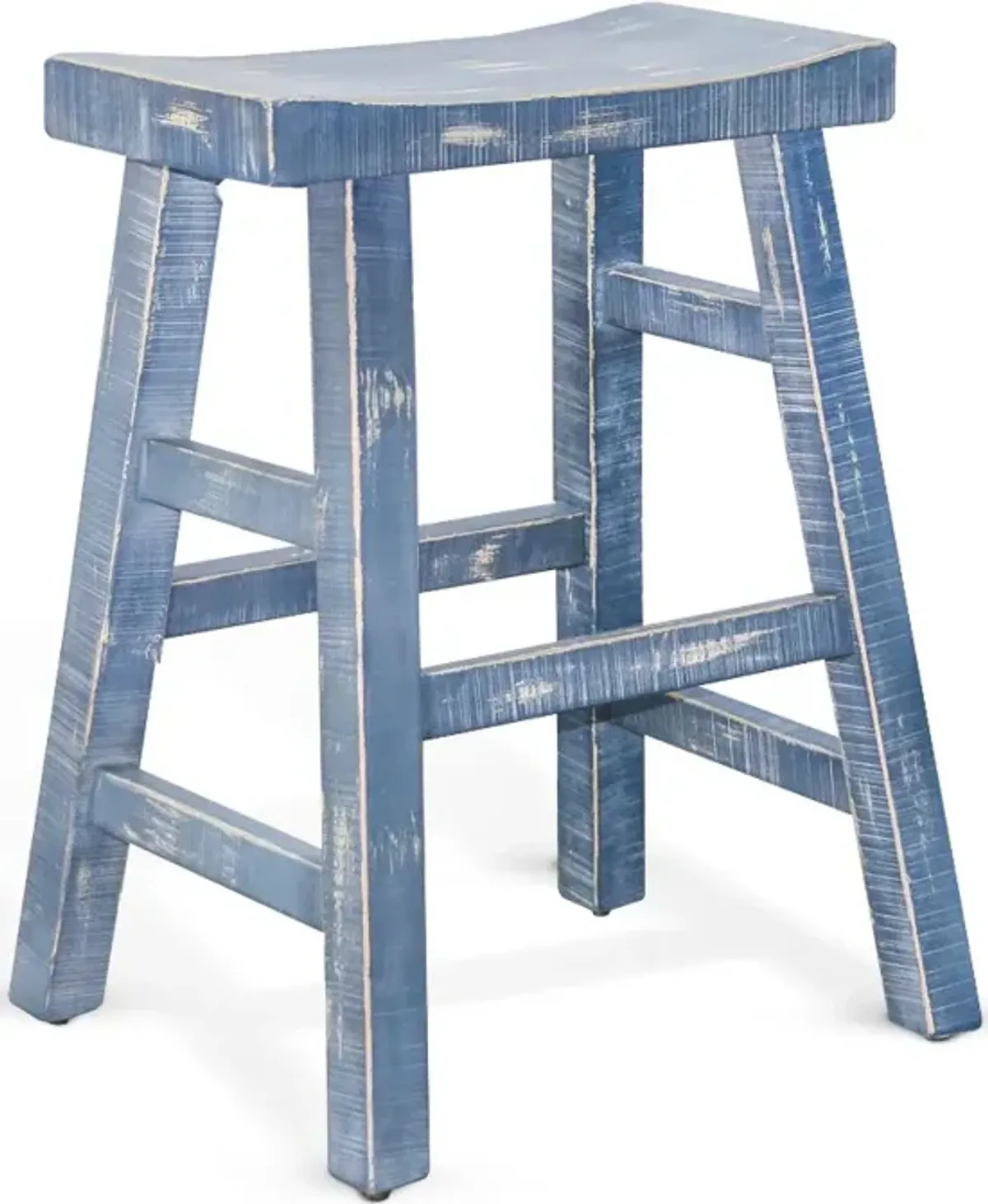 Beach Haven Blue Counter Height Stool