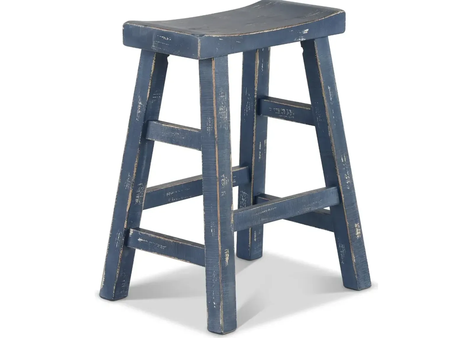 Beach Haven Blue Counter Height Stool