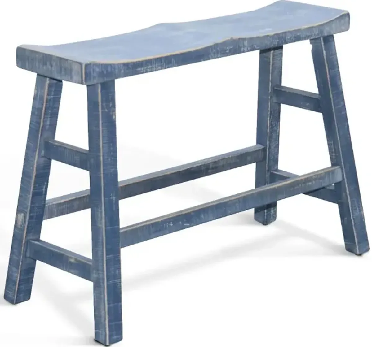 Beach Haven Blue Counter Height Dining Bench