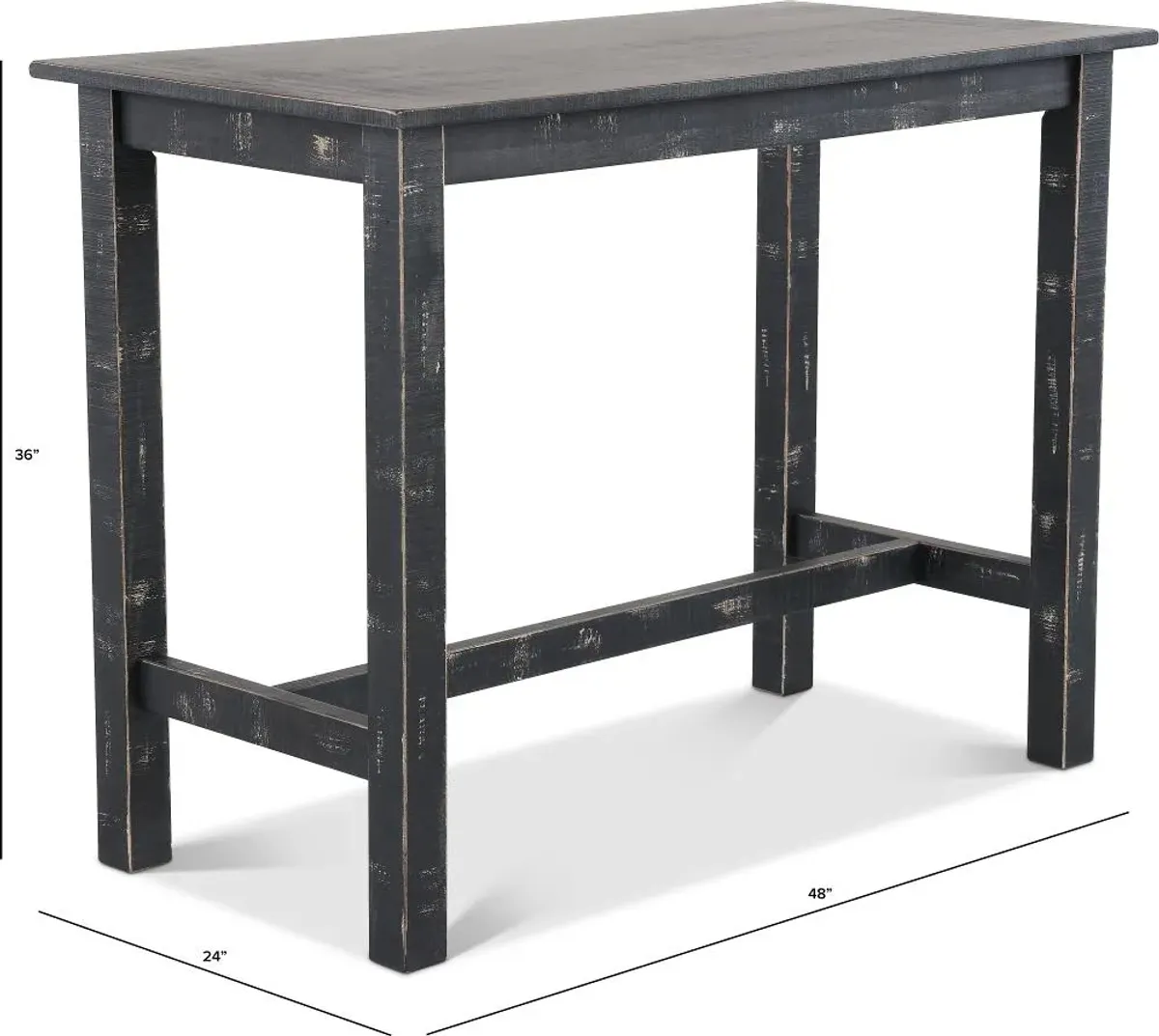 Beach Have Black Counter Height Dining Table