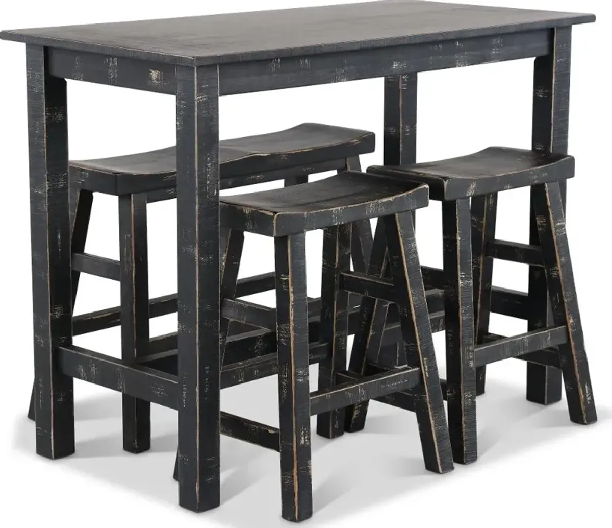 Beach Have Black Counter Height Dining Table