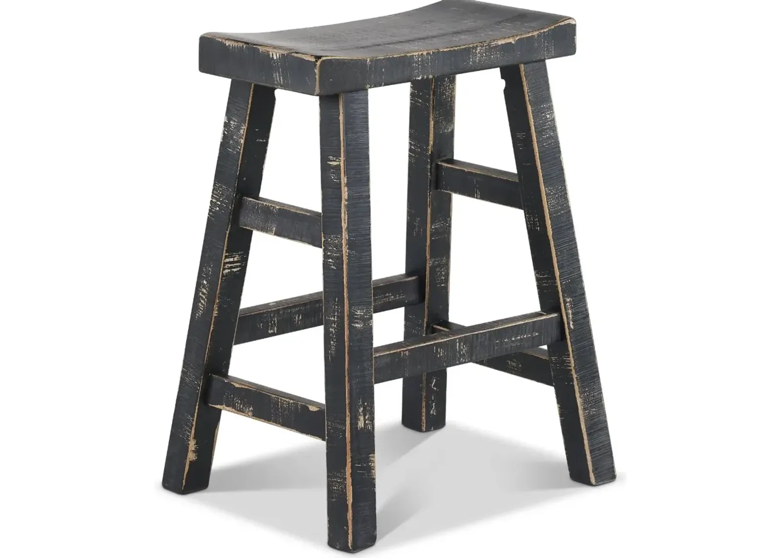 Beach Haven Black Counter Height Stool