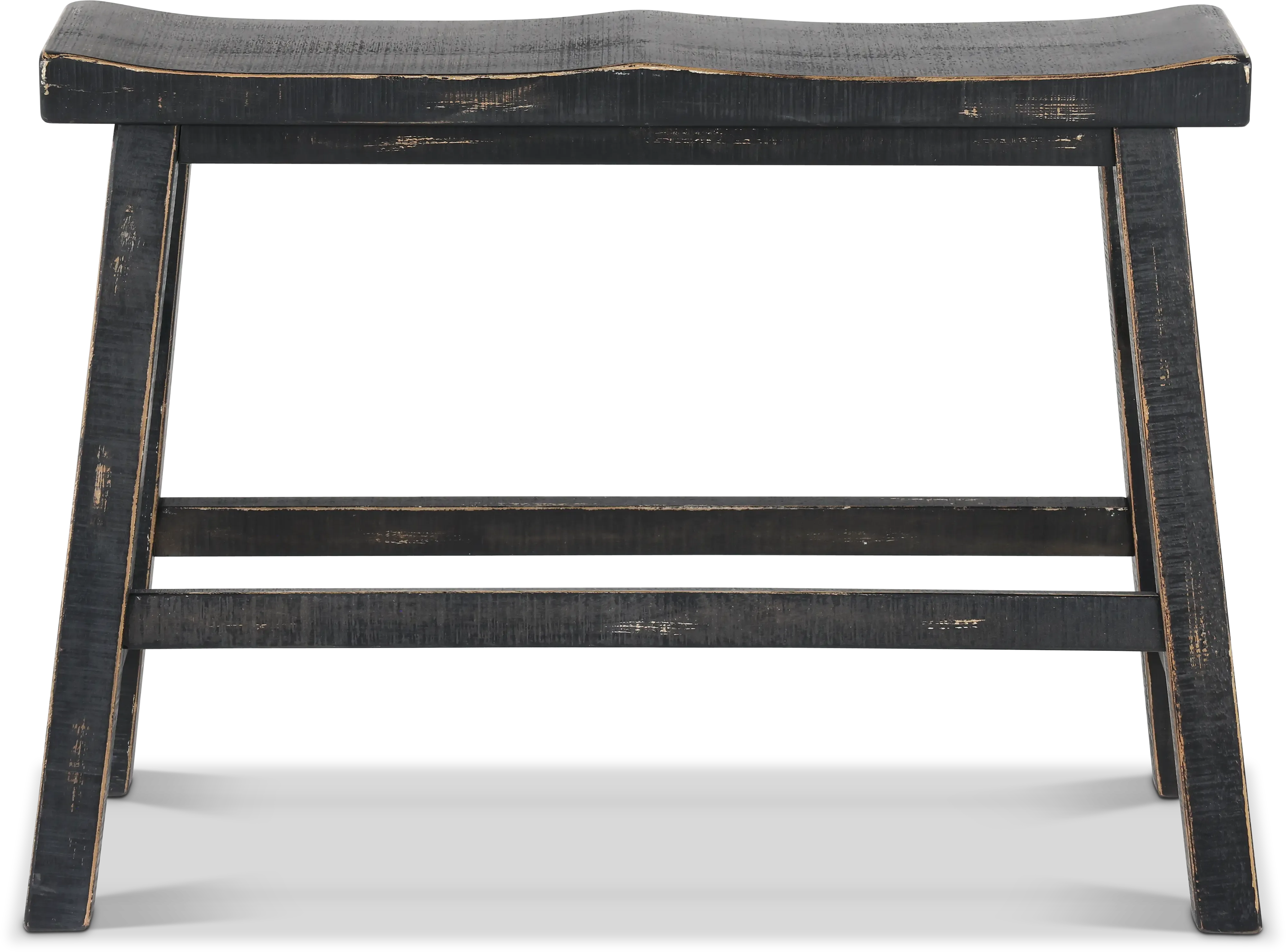 Beach Haven Black Counter Height Dining Bench