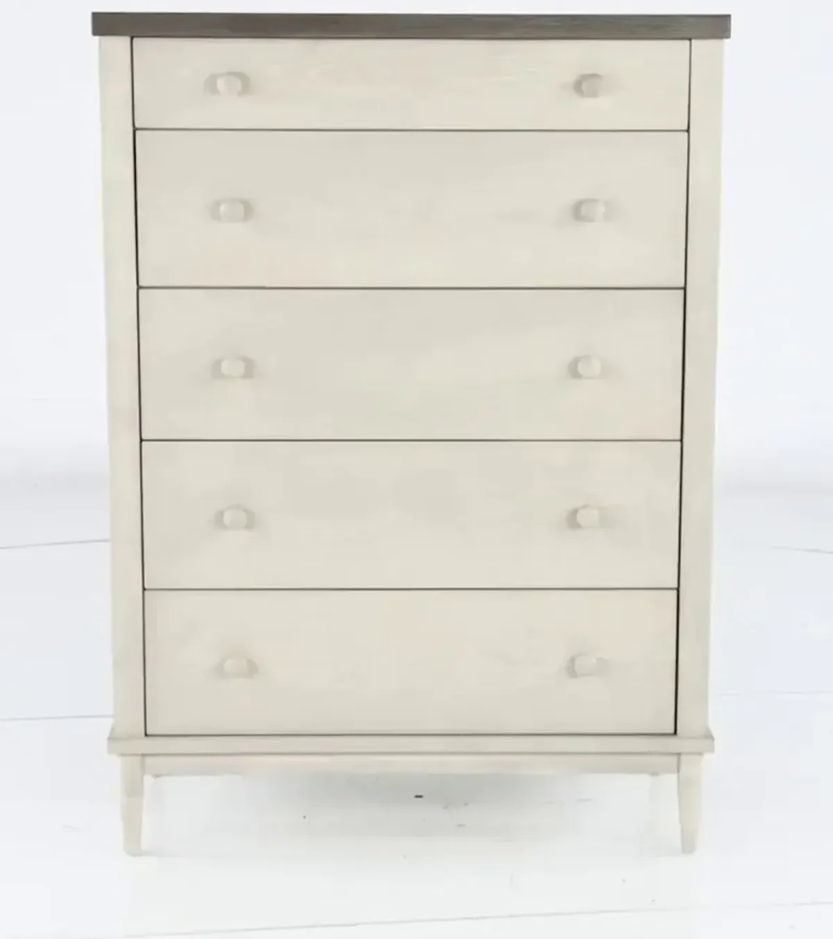 Coastal Farmhouse Gray Chest of Drawers