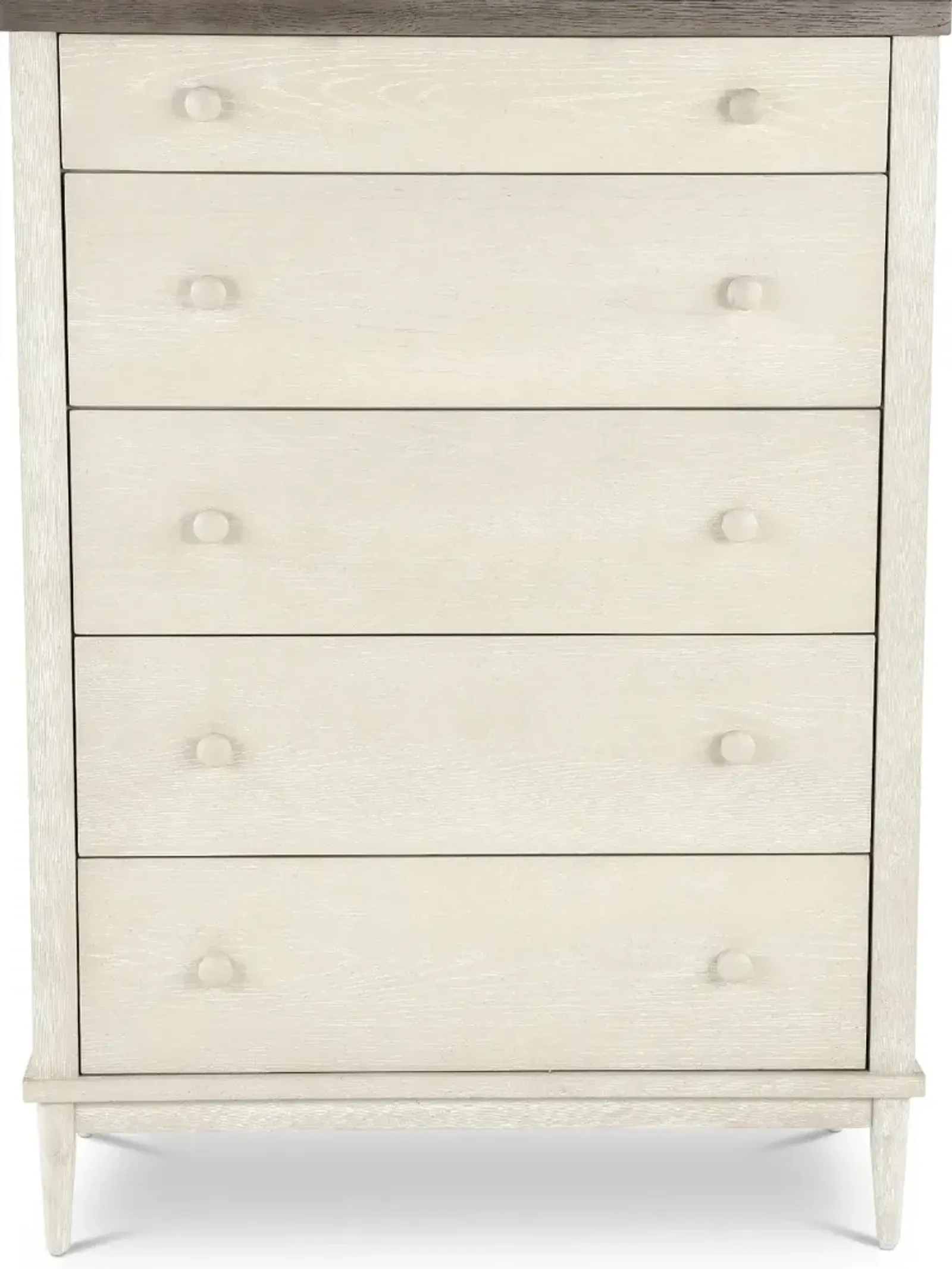 Coastal Farmhouse Gray Chest of Drawers