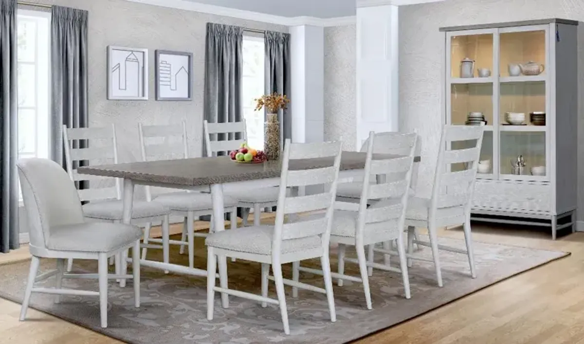 Coastal Farmhouse Gray Dining Table