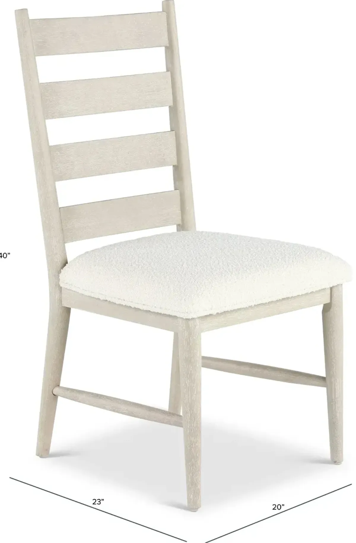 Coastal Farmhouse Gray Dining Chair