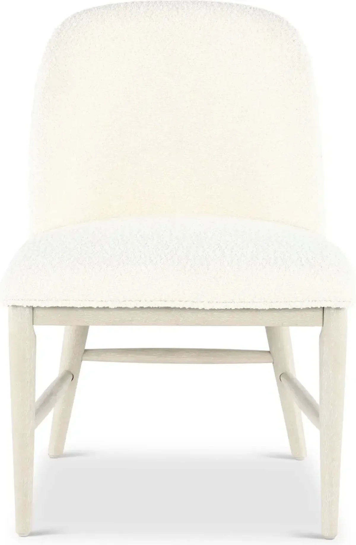 Coastal Farmhouse Gray Upholstered Dining Chair