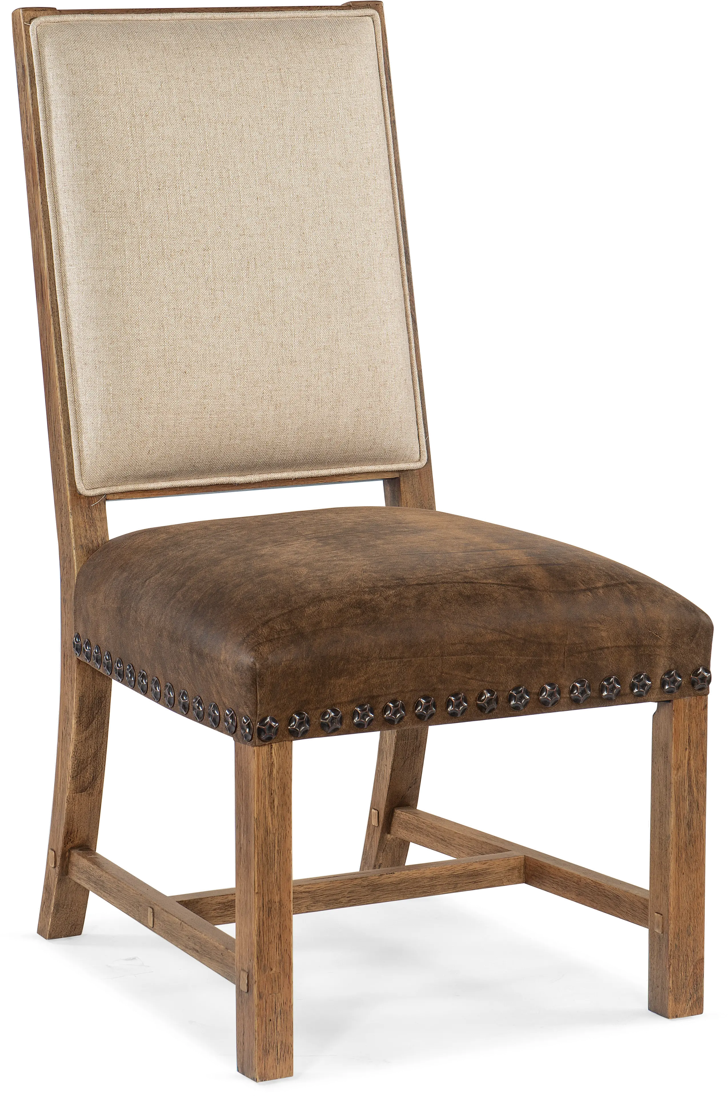 Big Sky Brown Leather Dining Room Chair