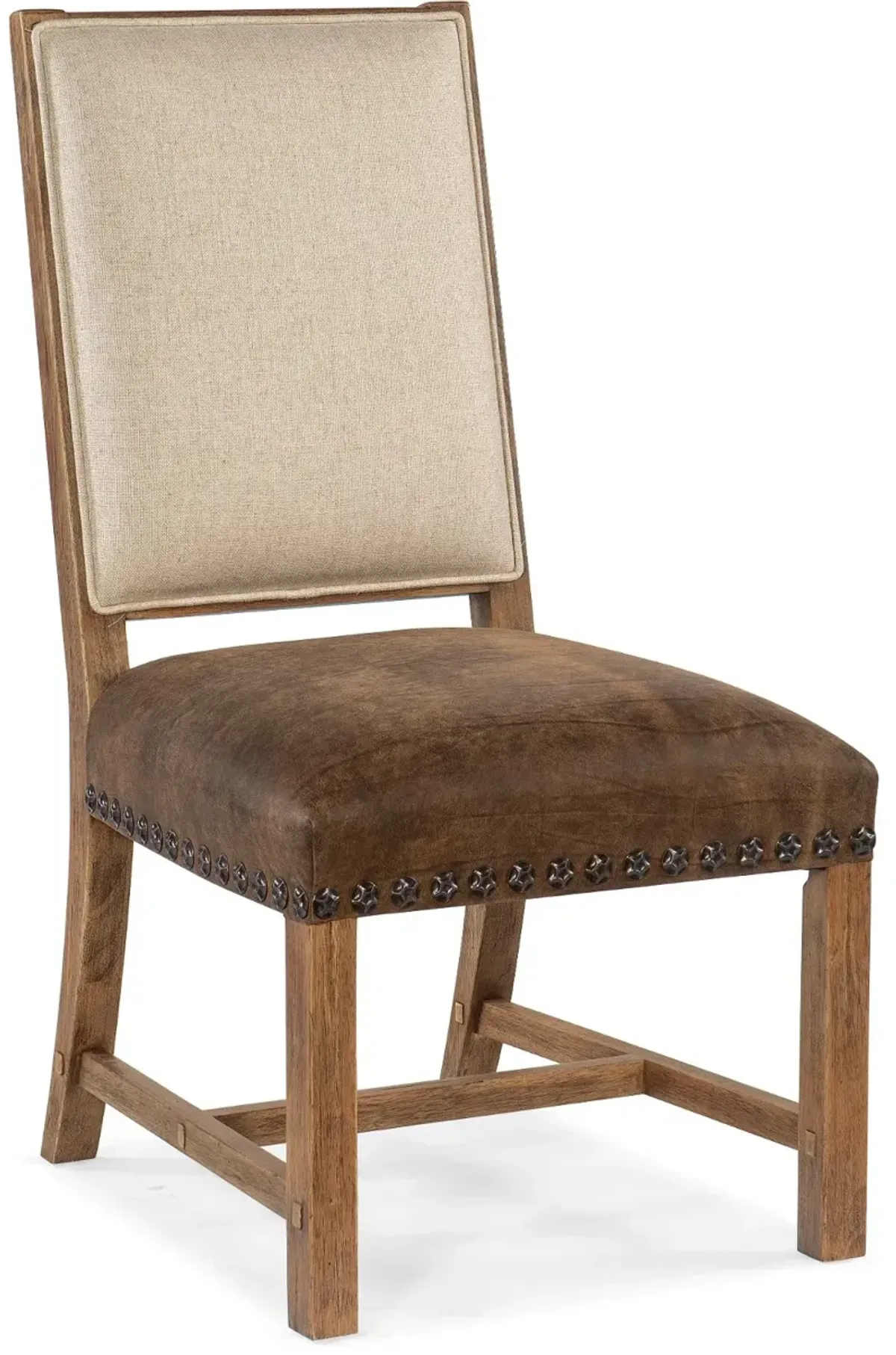 Big Sky Brown Leather Dining Room Chair