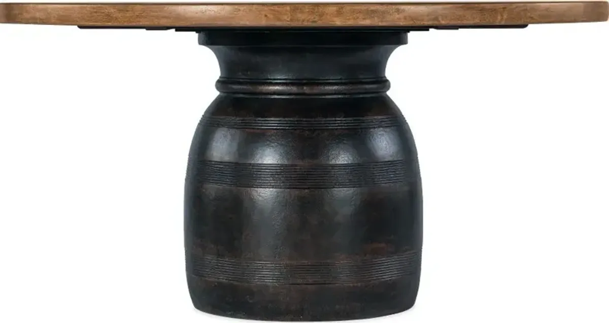 Big Sky Black Round Dining Room Table