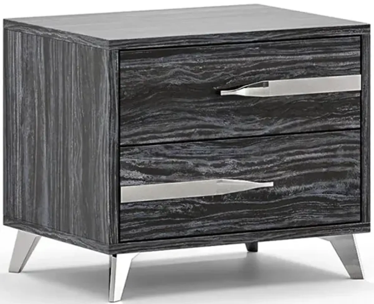 Vittoria Black Nightstand
