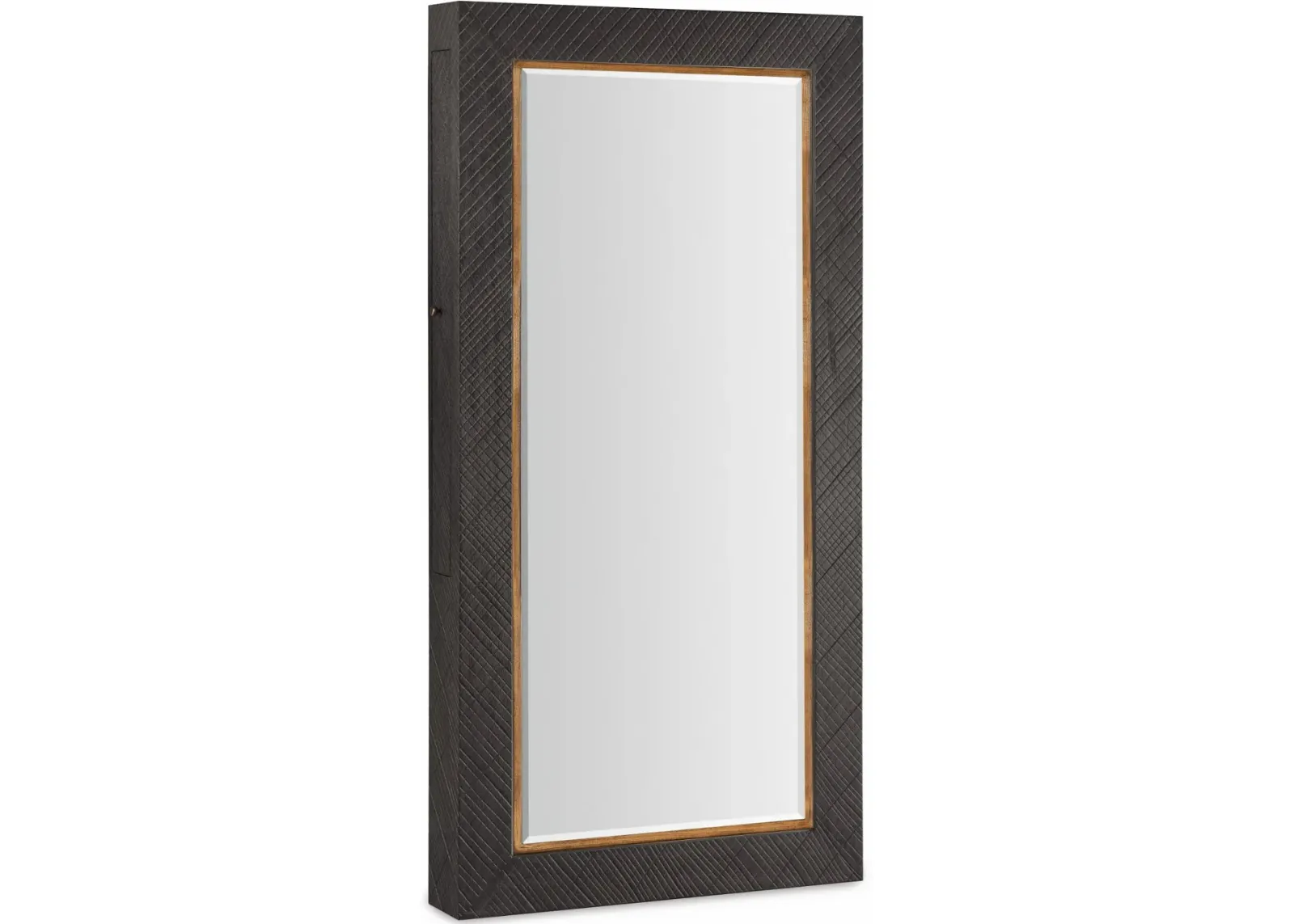 Big Sky Gray Floor Mirror with Jewelry Storage