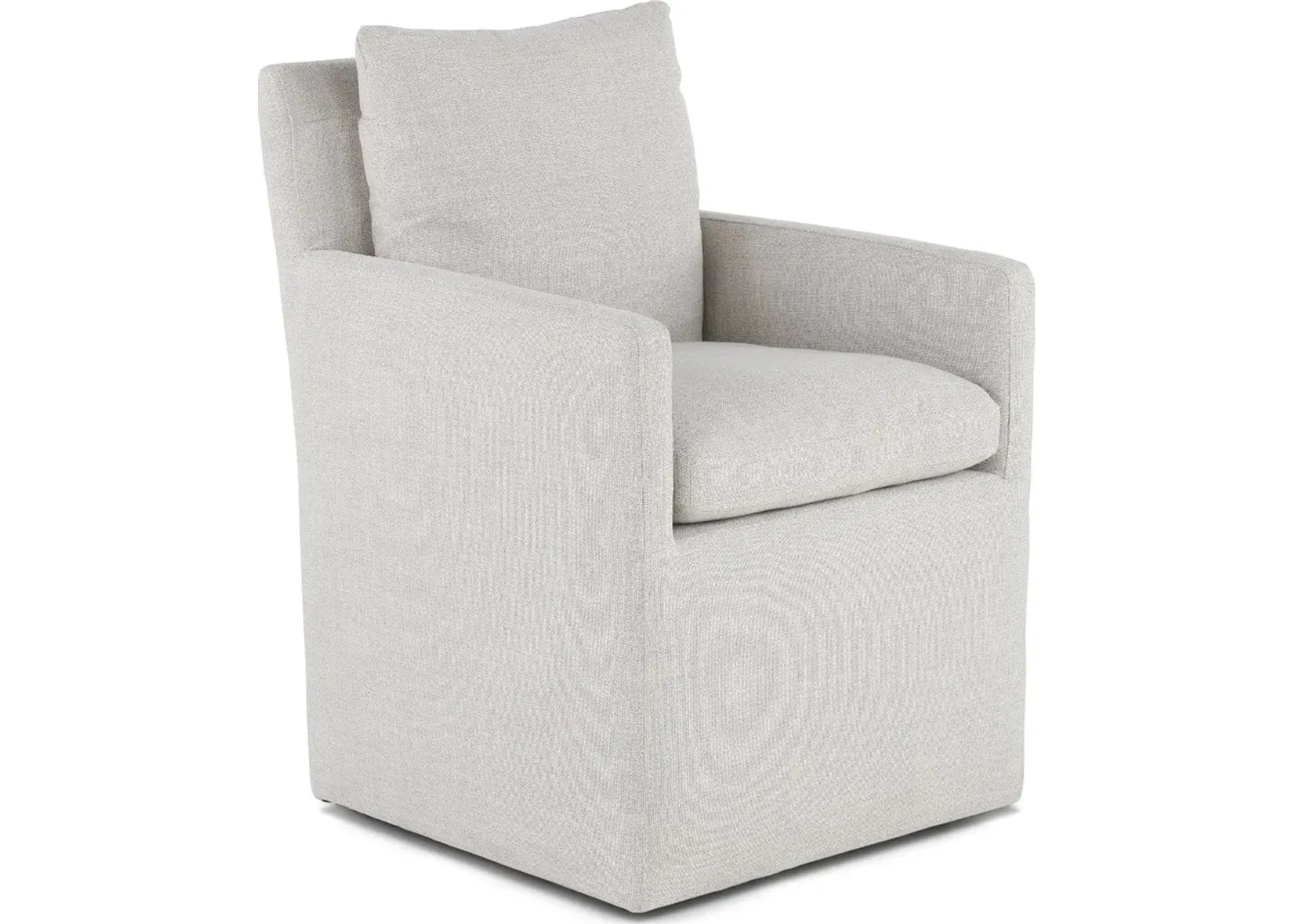 Effie Pale Gray Upholstered Dining Chair