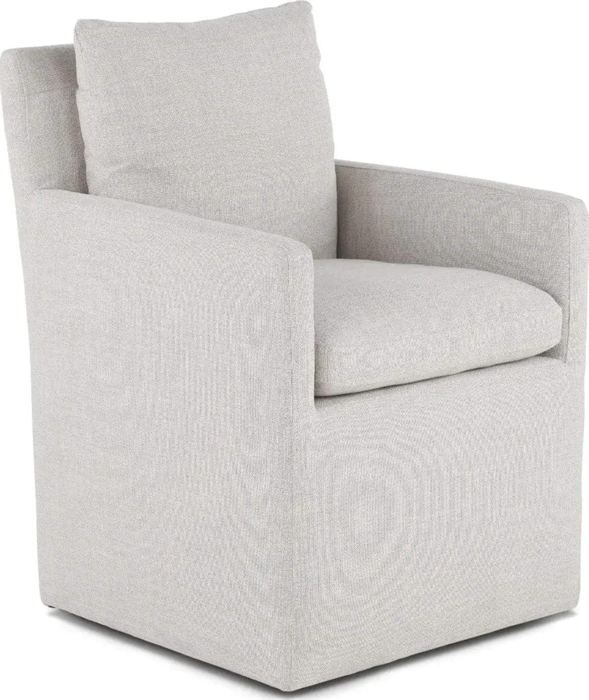 Effie Pale Gray Upholstered Dining Chair