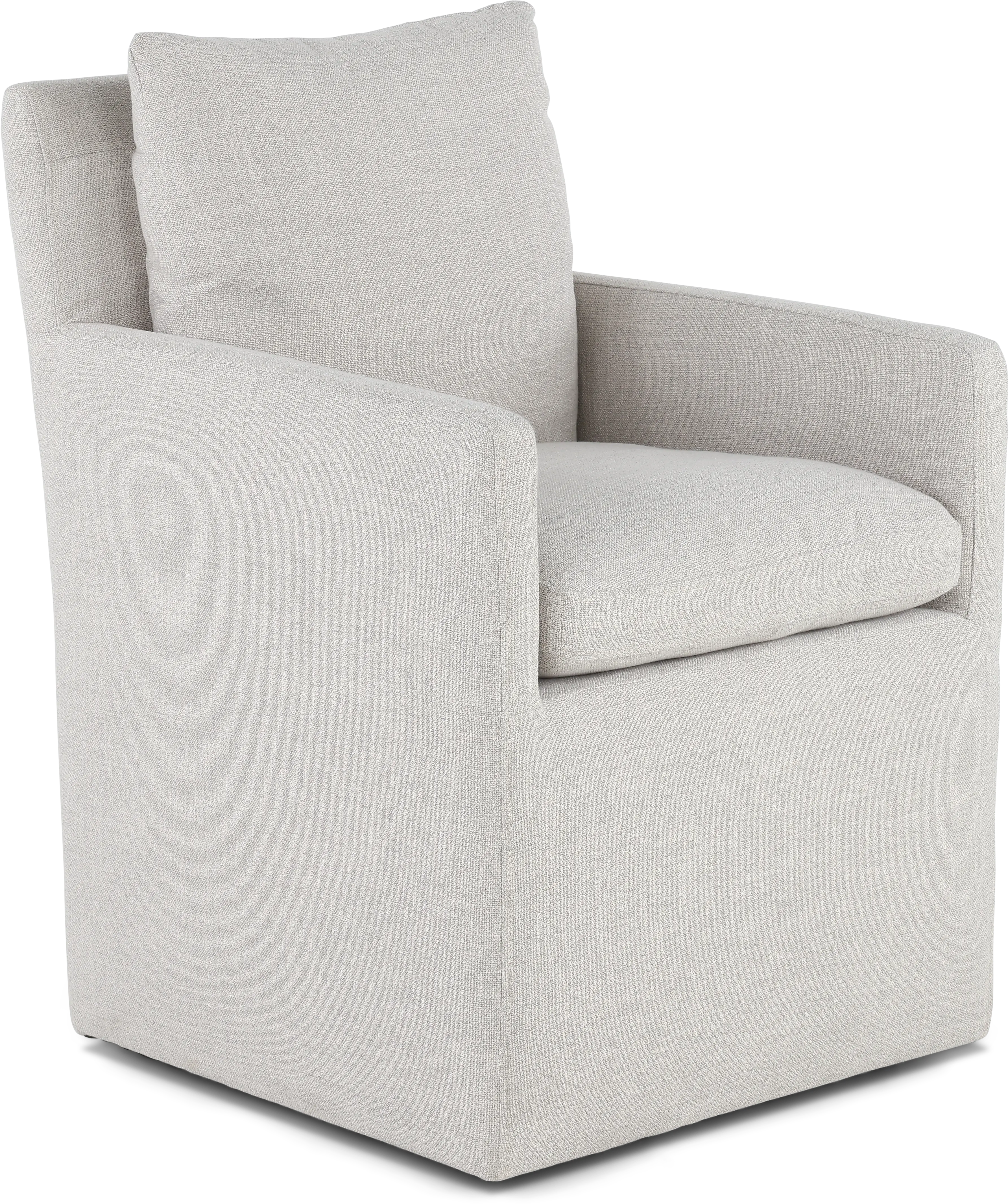 Effie Pale Gray Upholstered Dining Chair