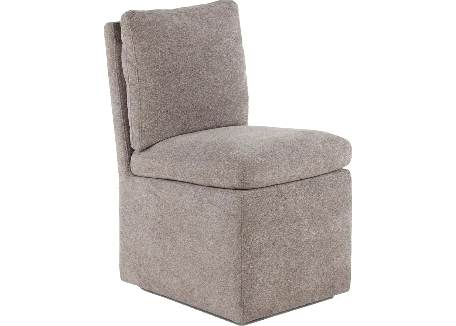 Elite Ash Gray Upholstered Dining Chair