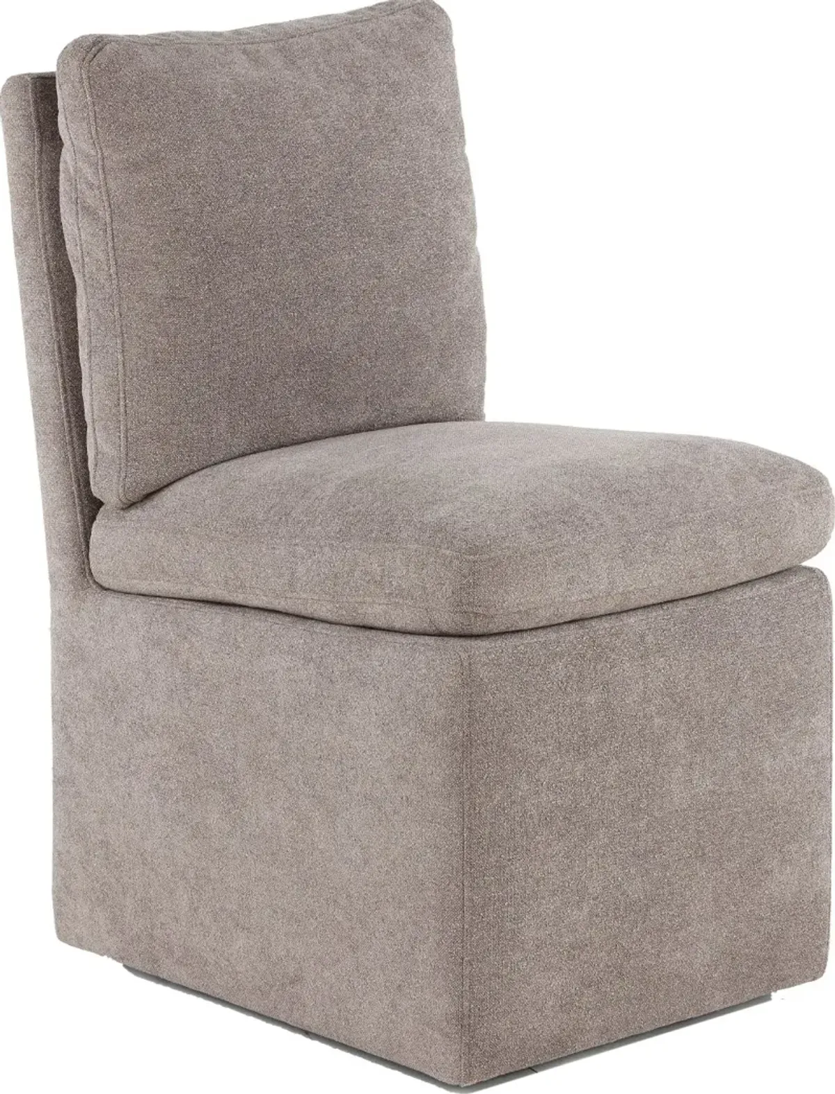 Elite Ash Gray Upholstered Dining Chair