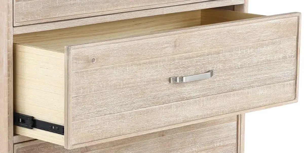 Morgan Acacia Wood Chest of Drawers