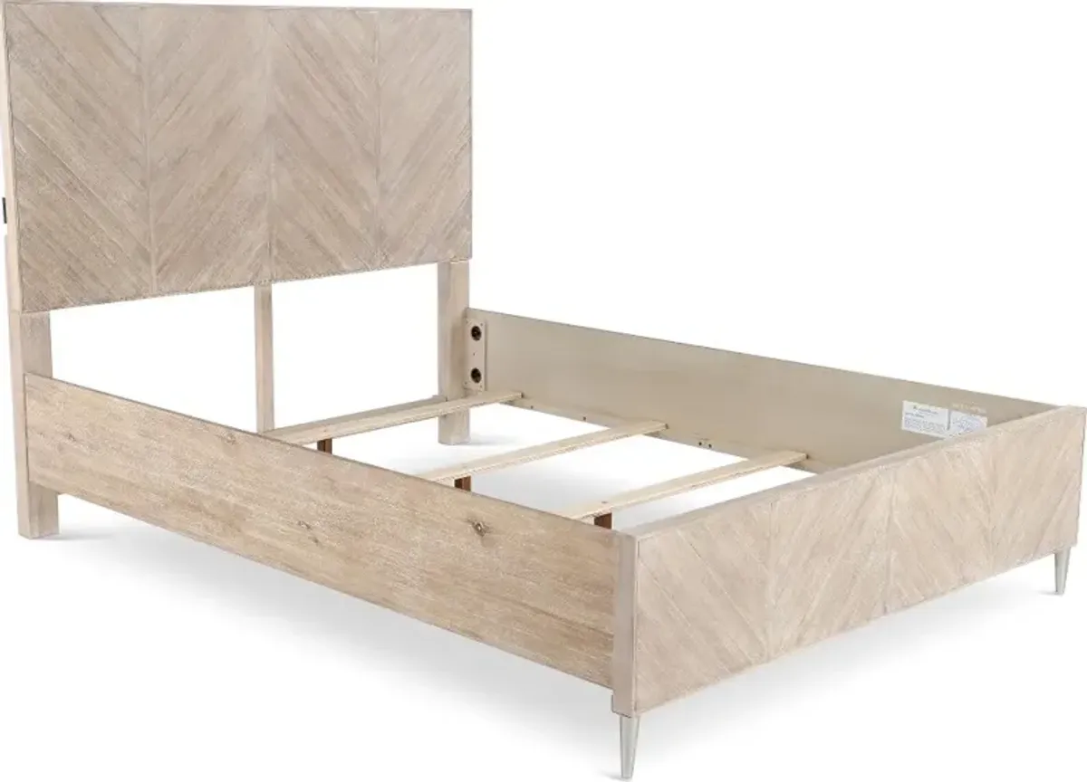 Morgan Acacia Wood King Bed