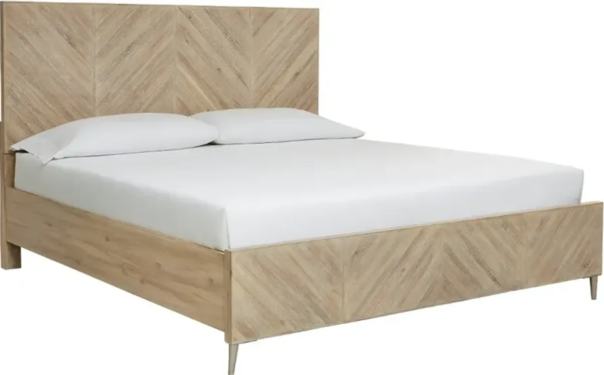 Morgan Acacia Wood King Bed