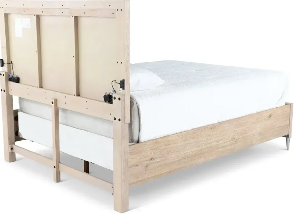 Morgan Acacia Wood King Bed