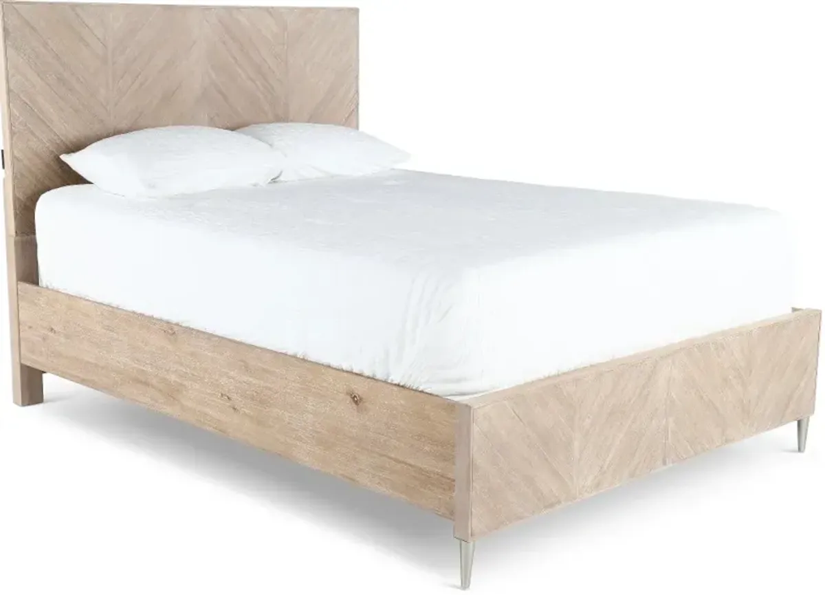 Morgan Acacia Wood King Bed