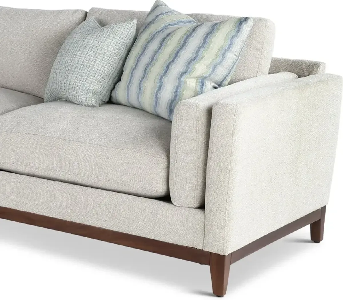 Kelsey Dove Beige 3 Piece Sectional