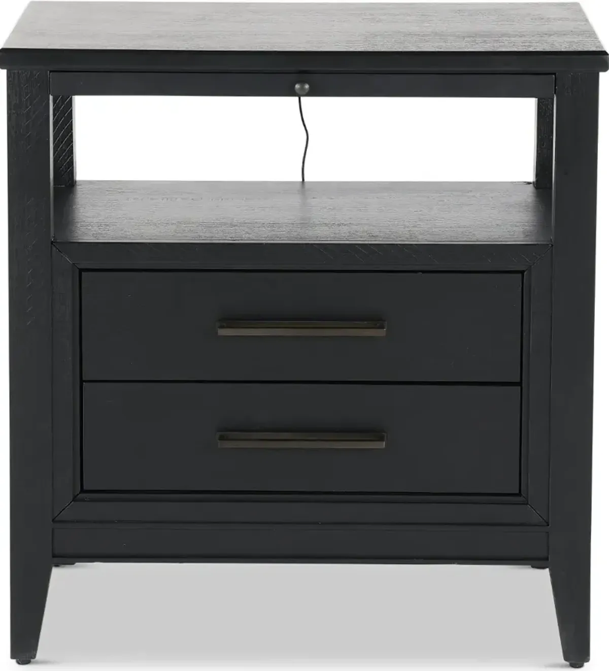 Callahan Black Nightstand