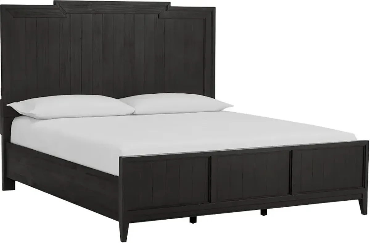 Callahan Black King Bed